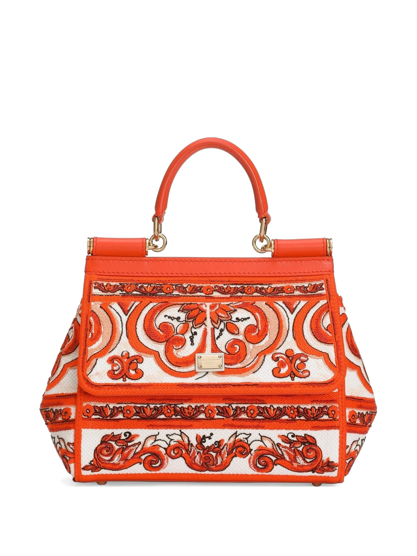 small Sicily handbag with Majolica embroidery