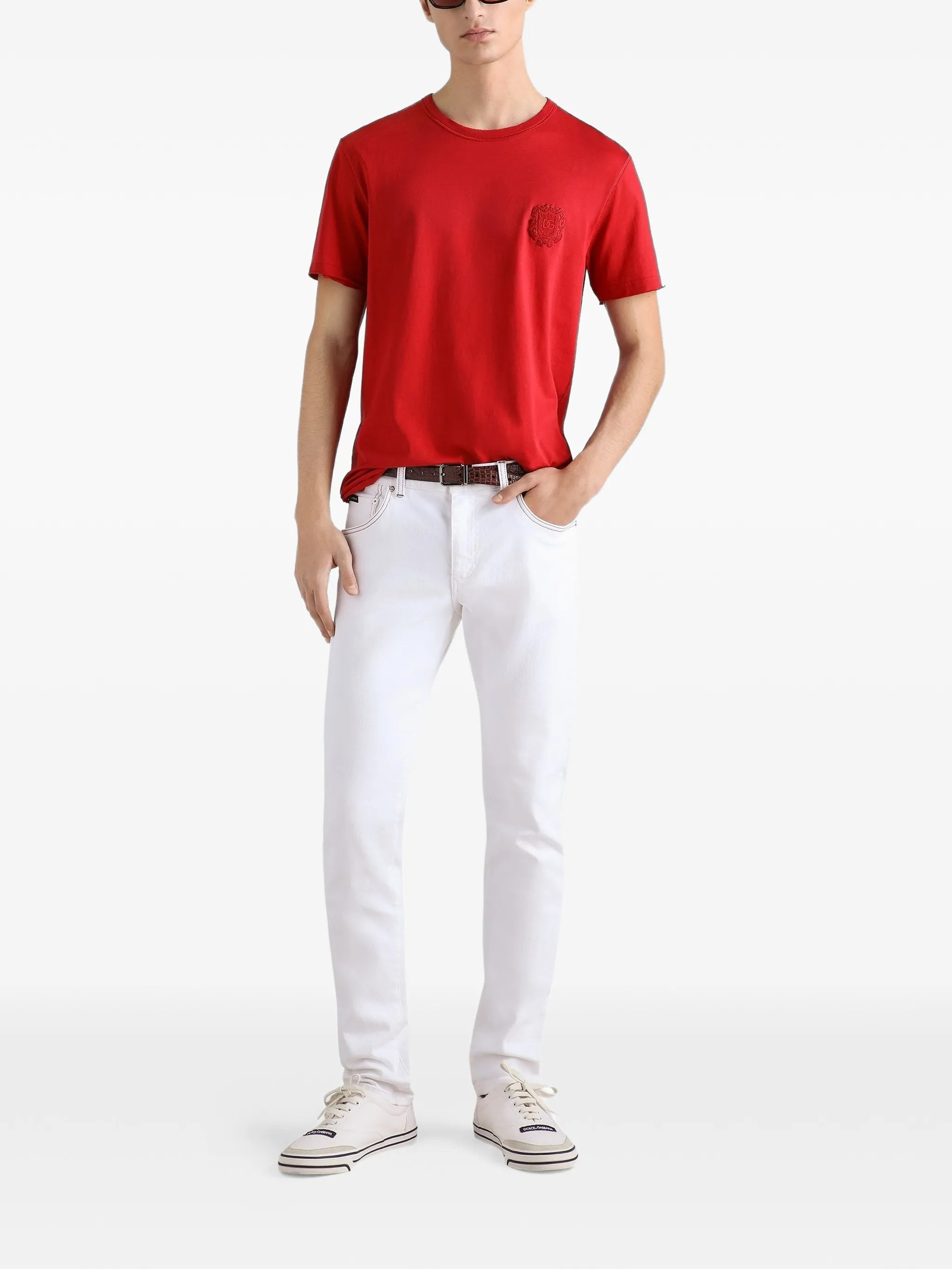 cotton T-shirt with patch