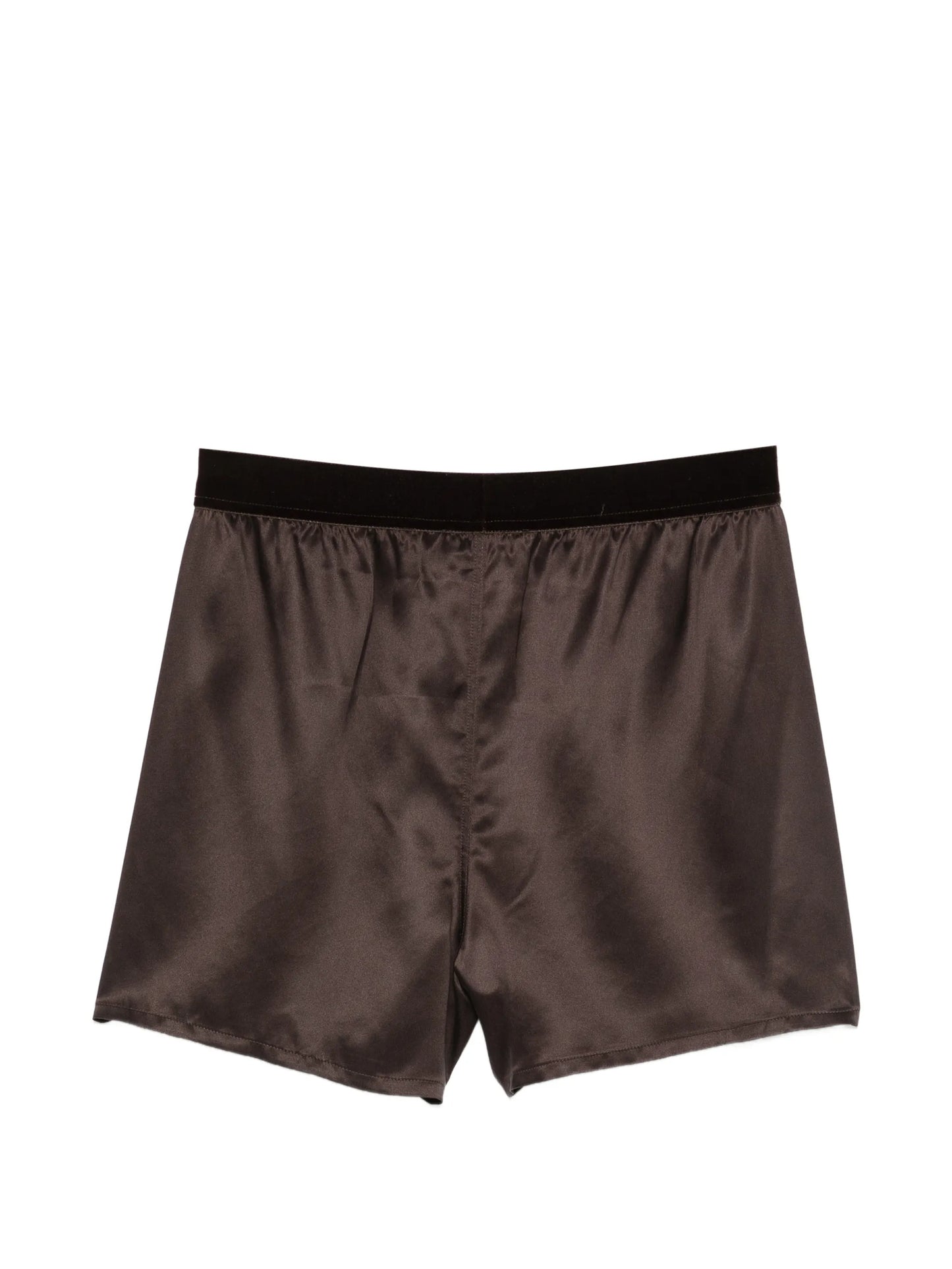 silk-satin pajamas shorts