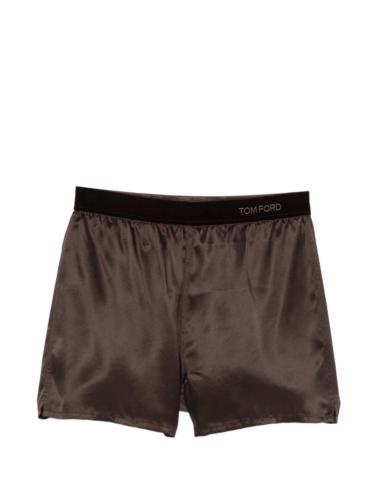 silk-satin pajamas shorts