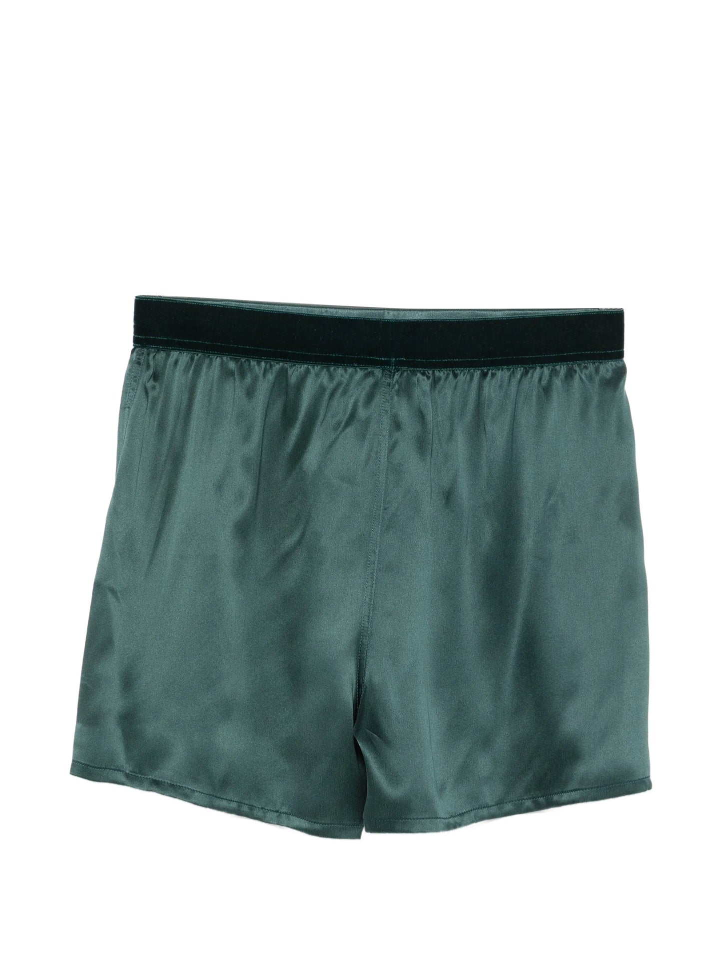 logo-waistband silk pyjama bottoms