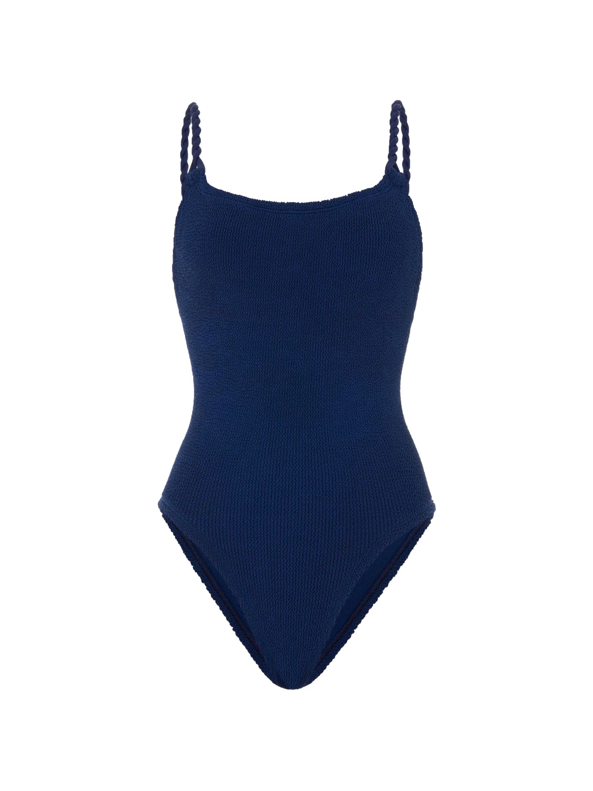 Camille crinkle-effect swimsuit