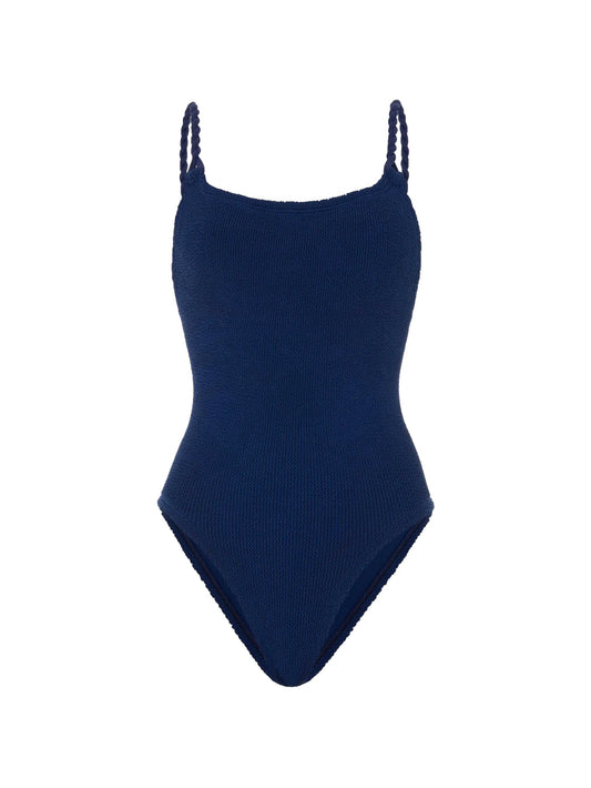 Camille crinkle-effect swimsuit