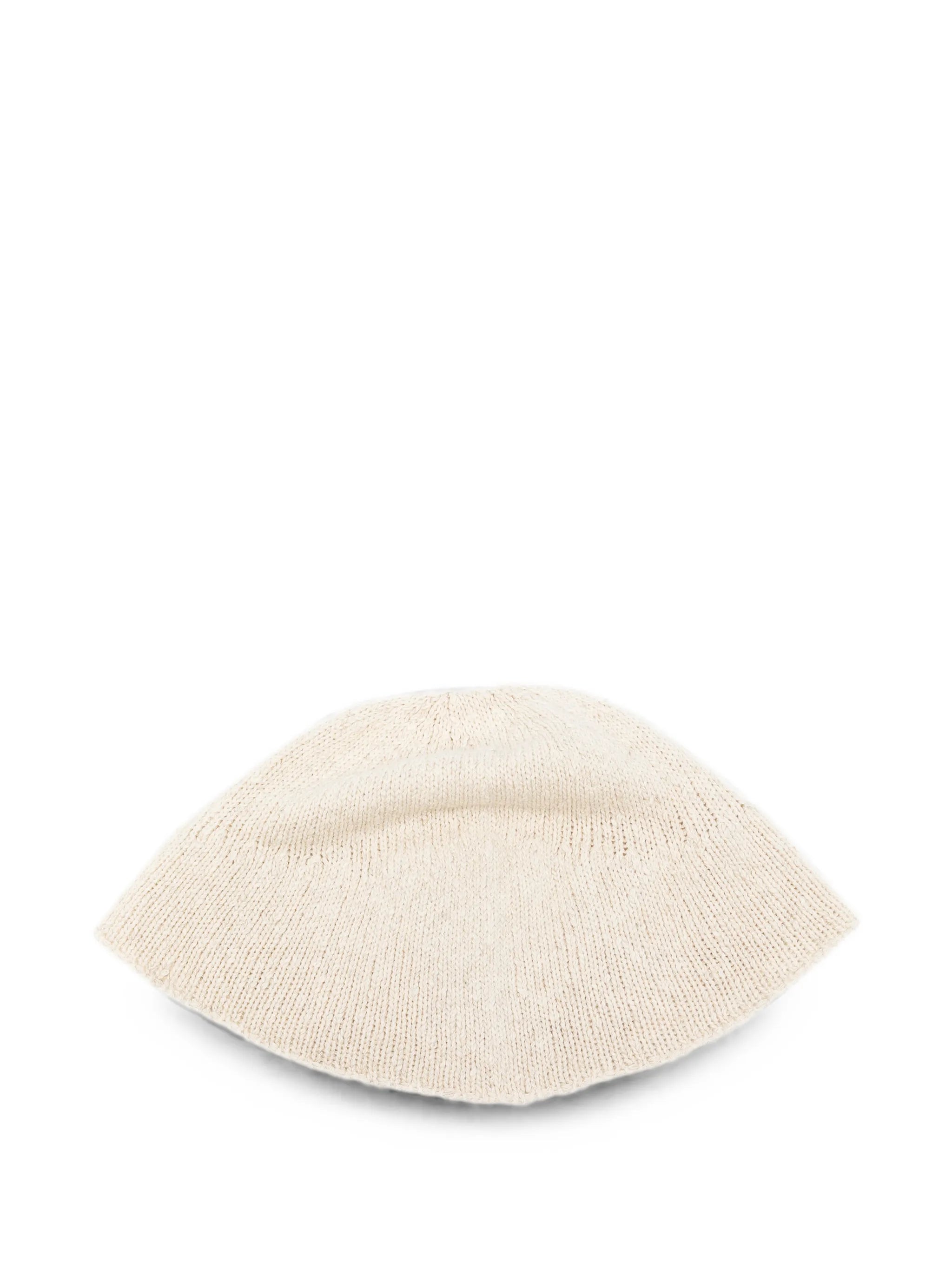 Olivine rustic-knit beanie hat