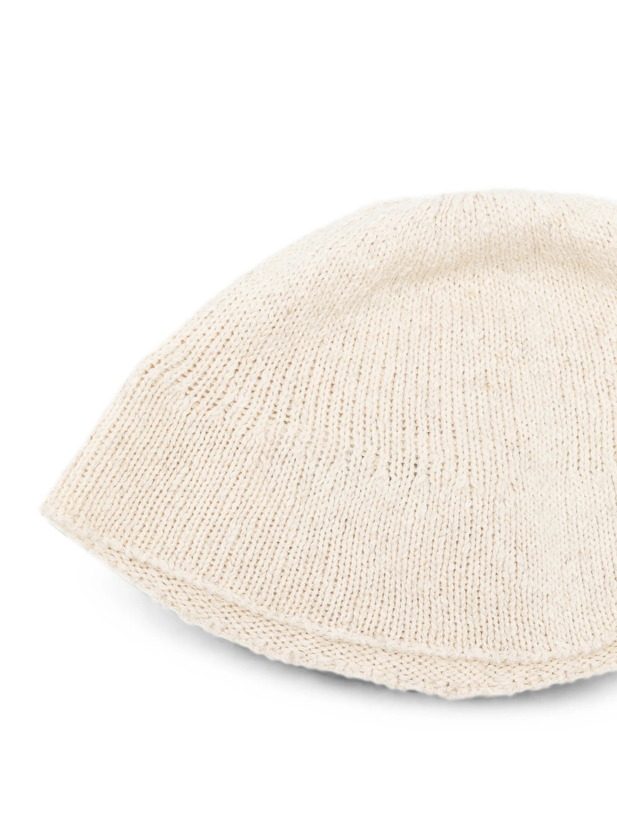 Olivine rustic-knit beanie hat