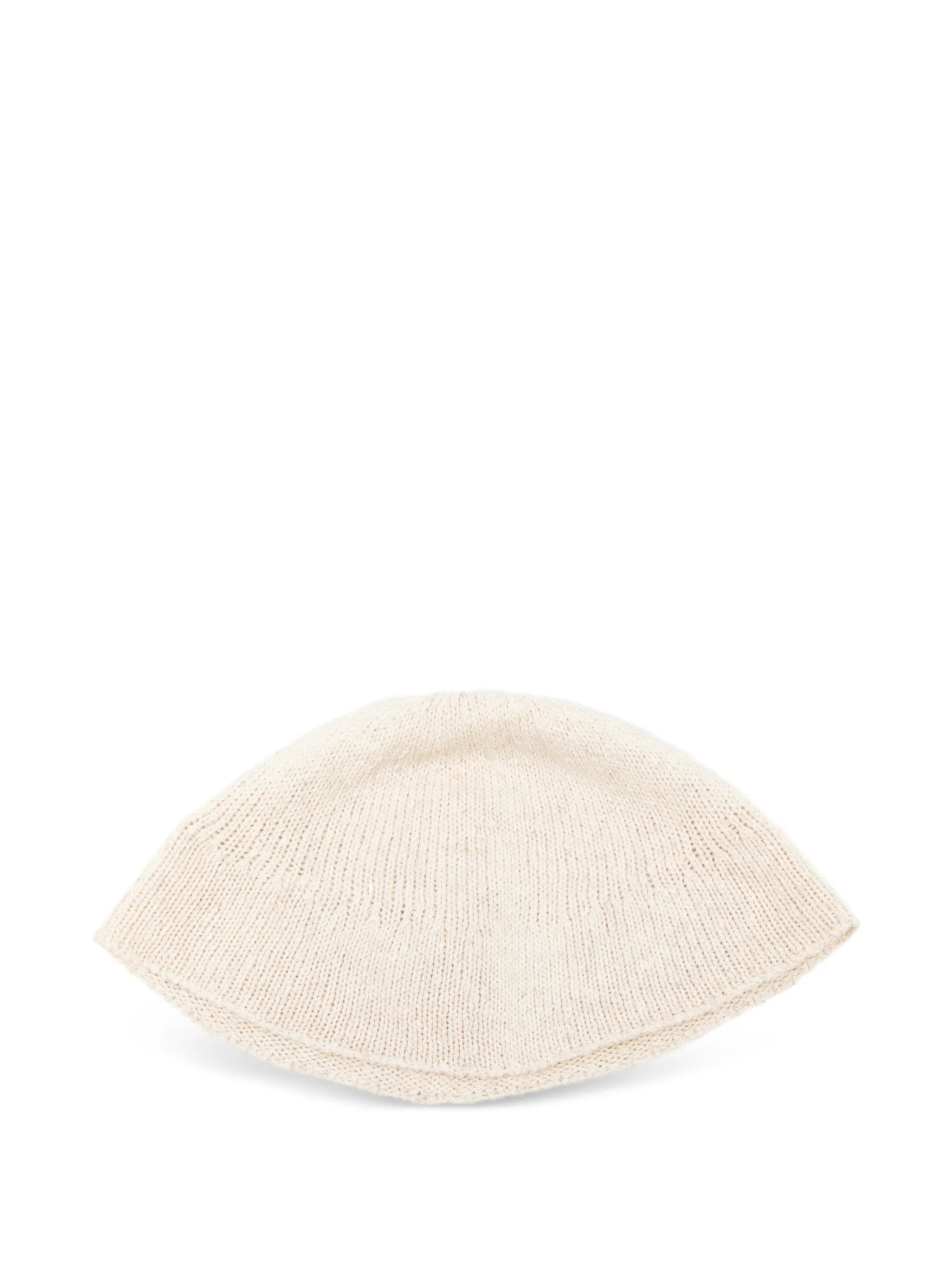 Olivine rustic-knit beanie hat