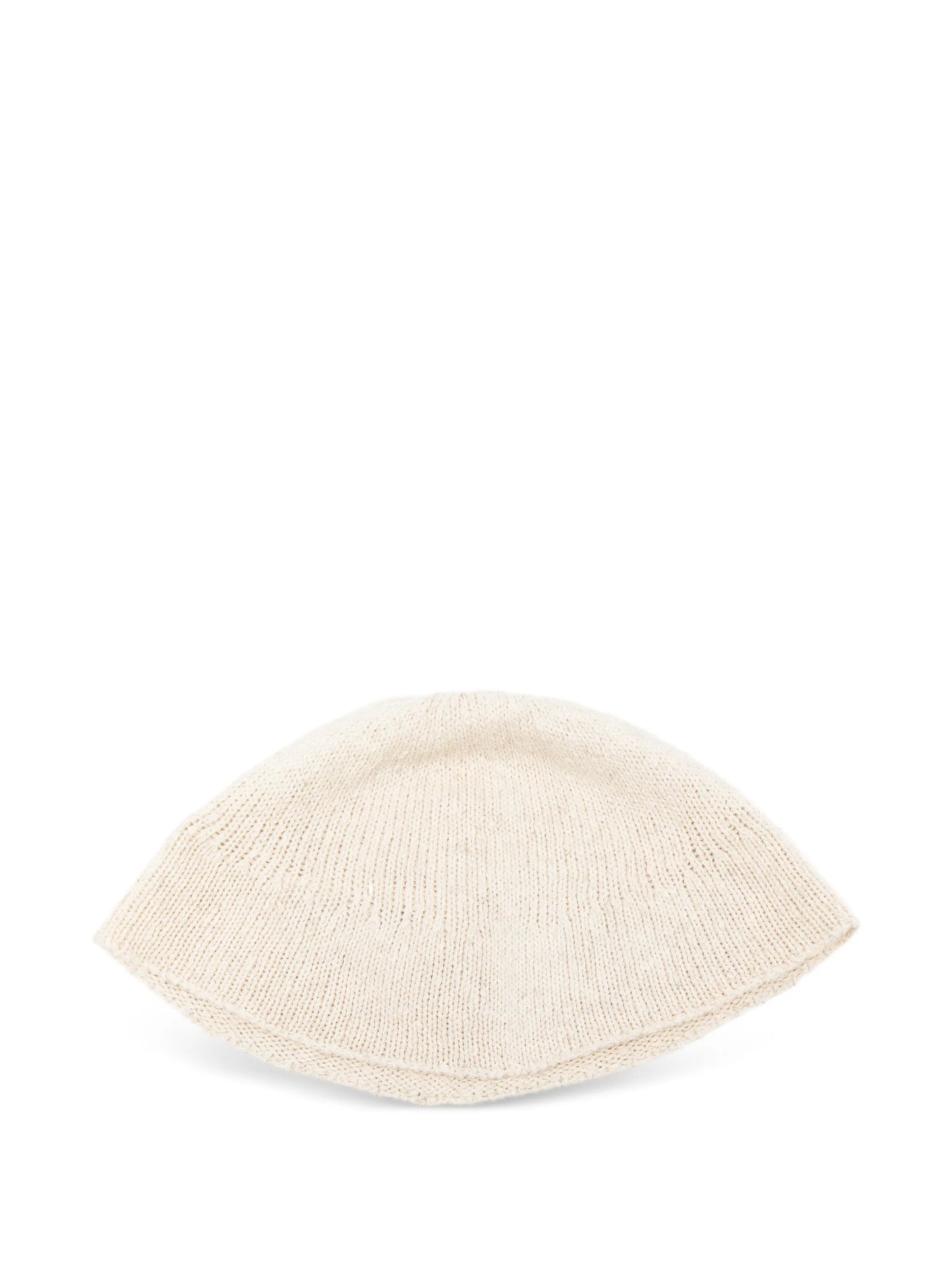 Olivine rustic-knit beanie hat