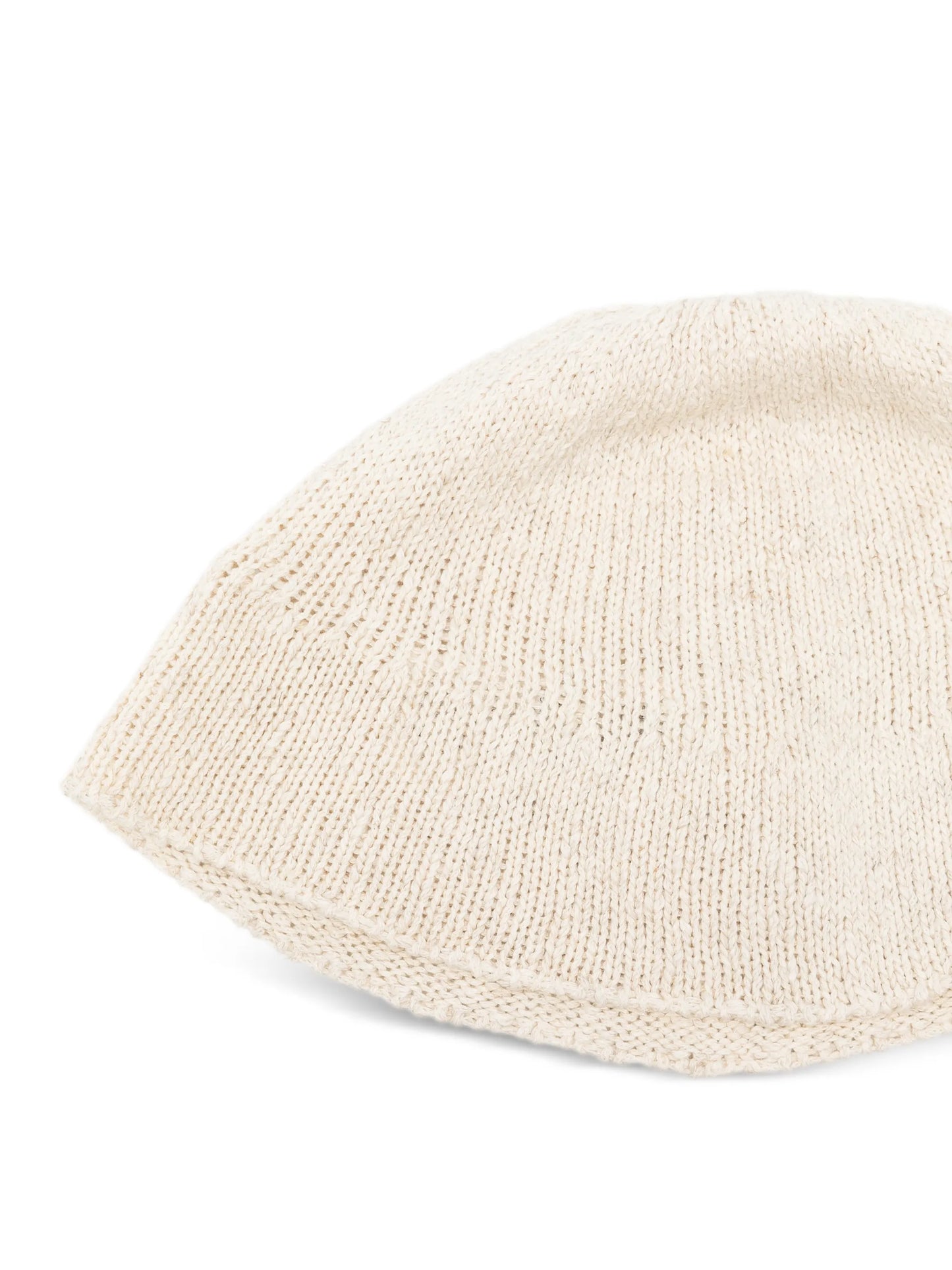 Olivine rustic-knit beanie hat