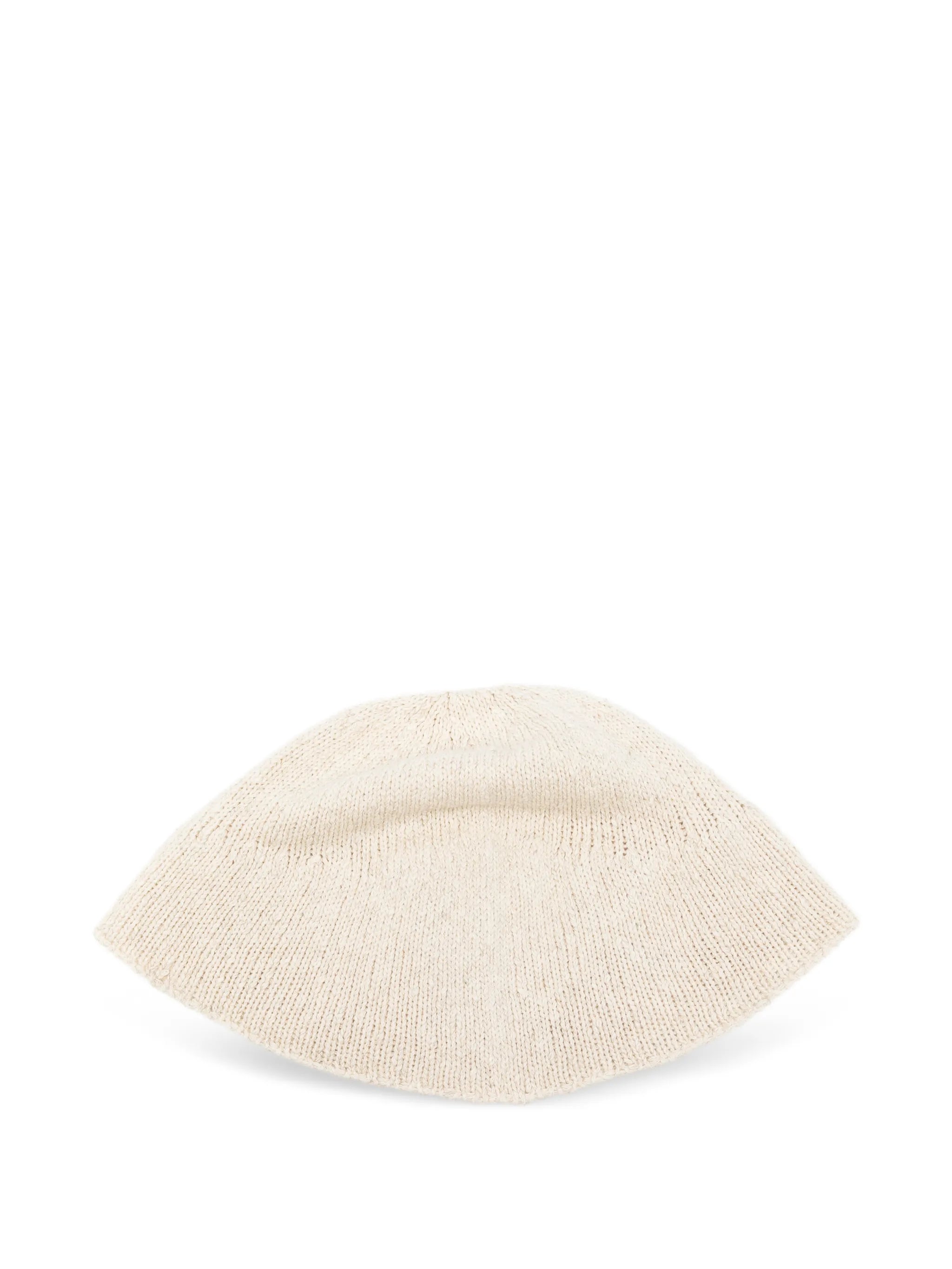 Olivine rustic-knit beanie hat