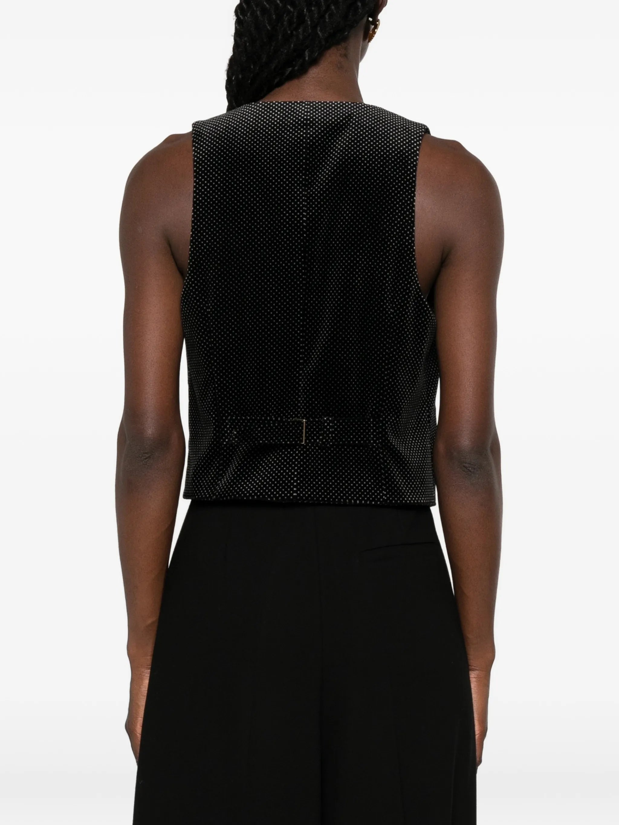 polka-dot waistcoat
