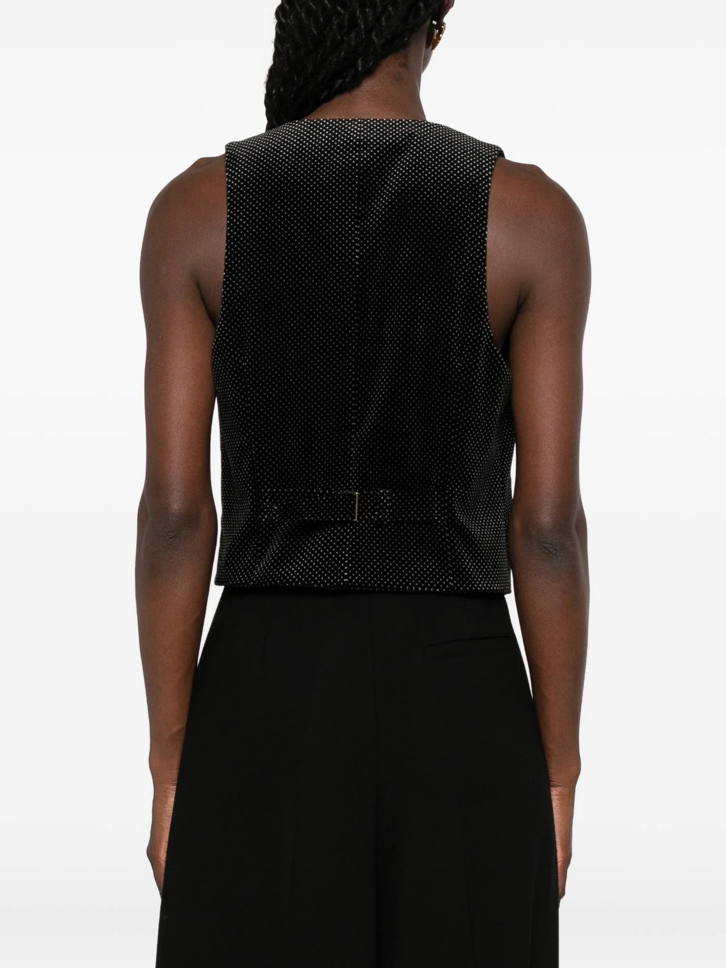 polka-dot waistcoat