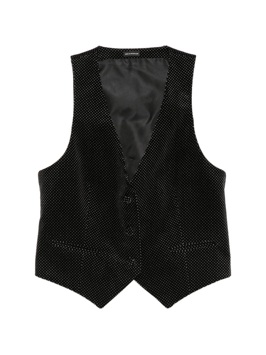 polka-dot waistcoat