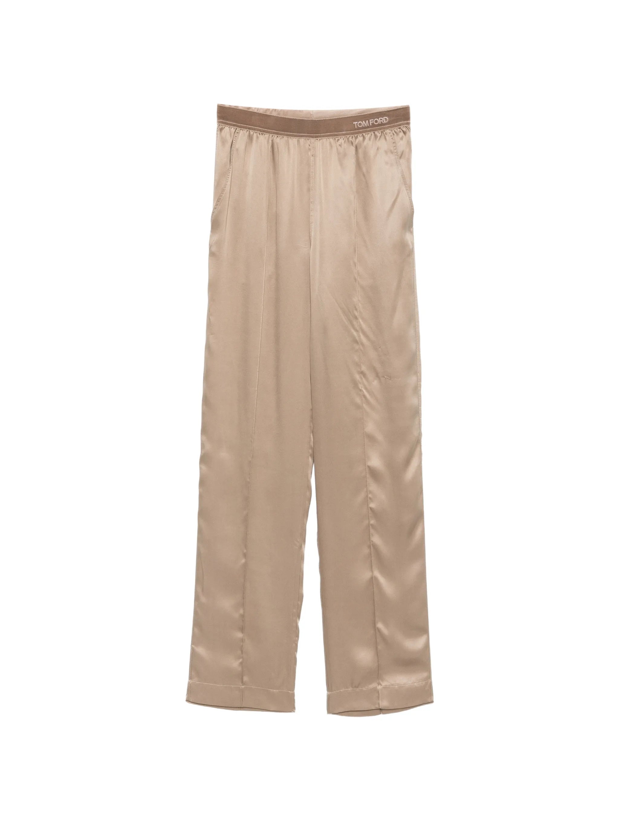 logo-waistband trousers