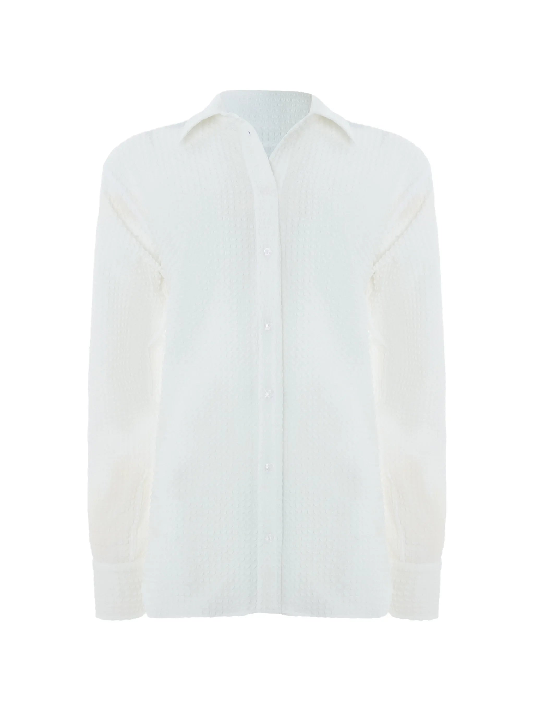 seersucker oversized shirt