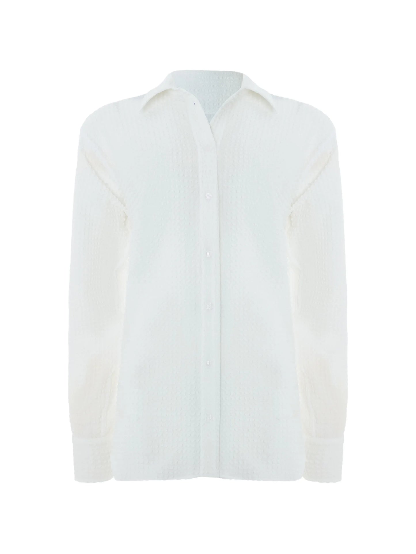 seersucker oversized shirt