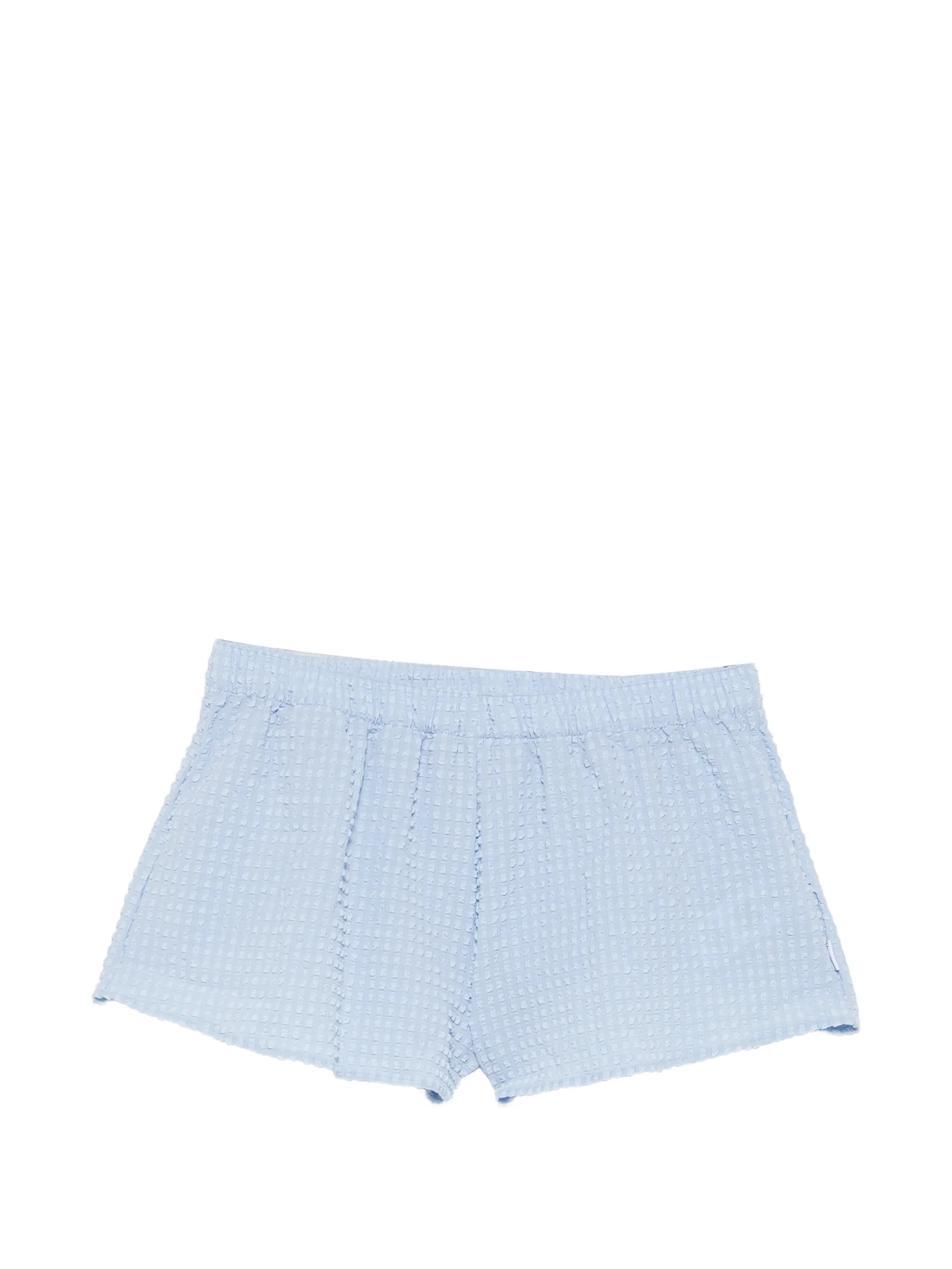 elasticated-waistband shorts