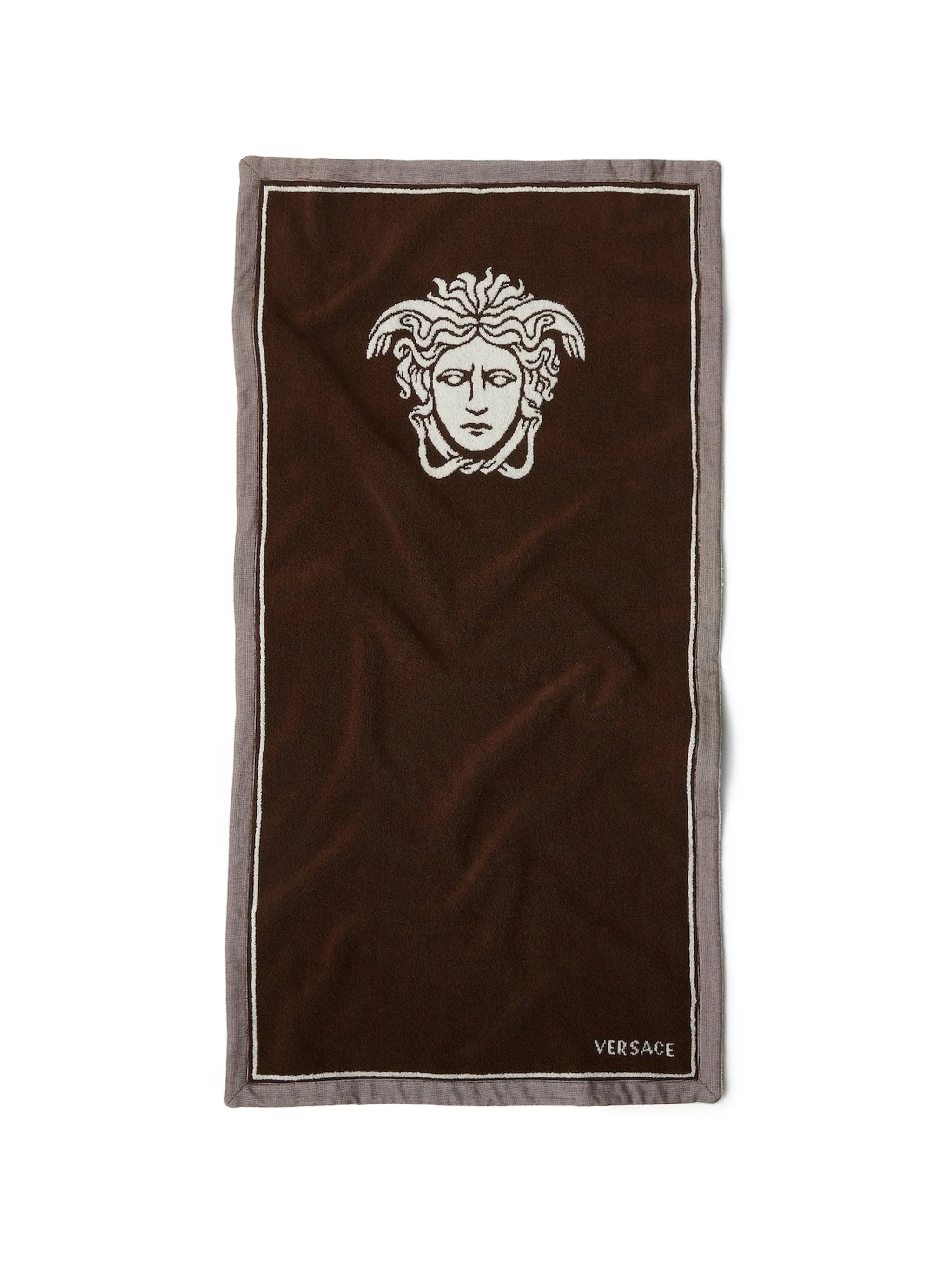 terry jacquard Medusa bath towel