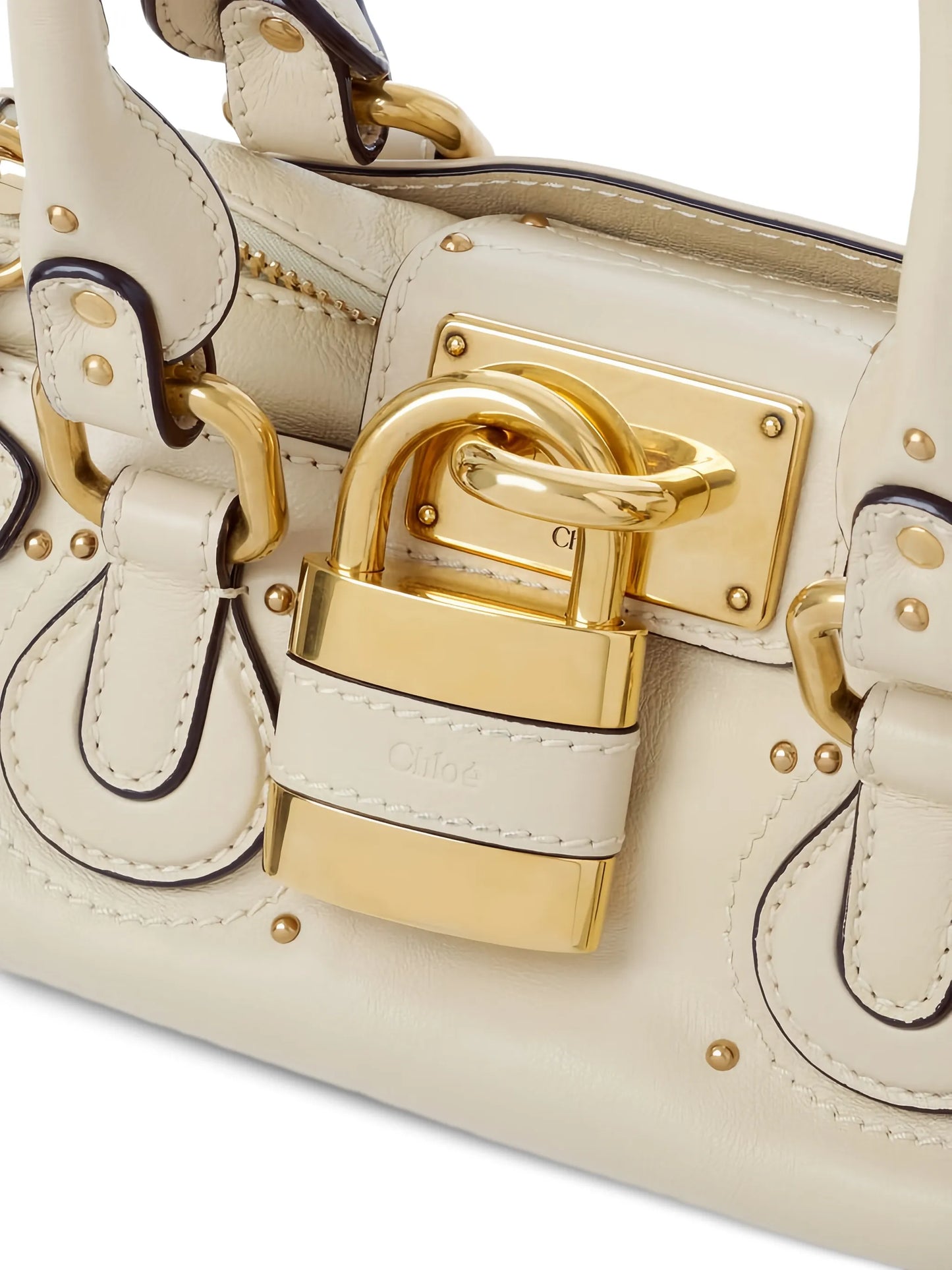 small Paddington padlock leather tote bag