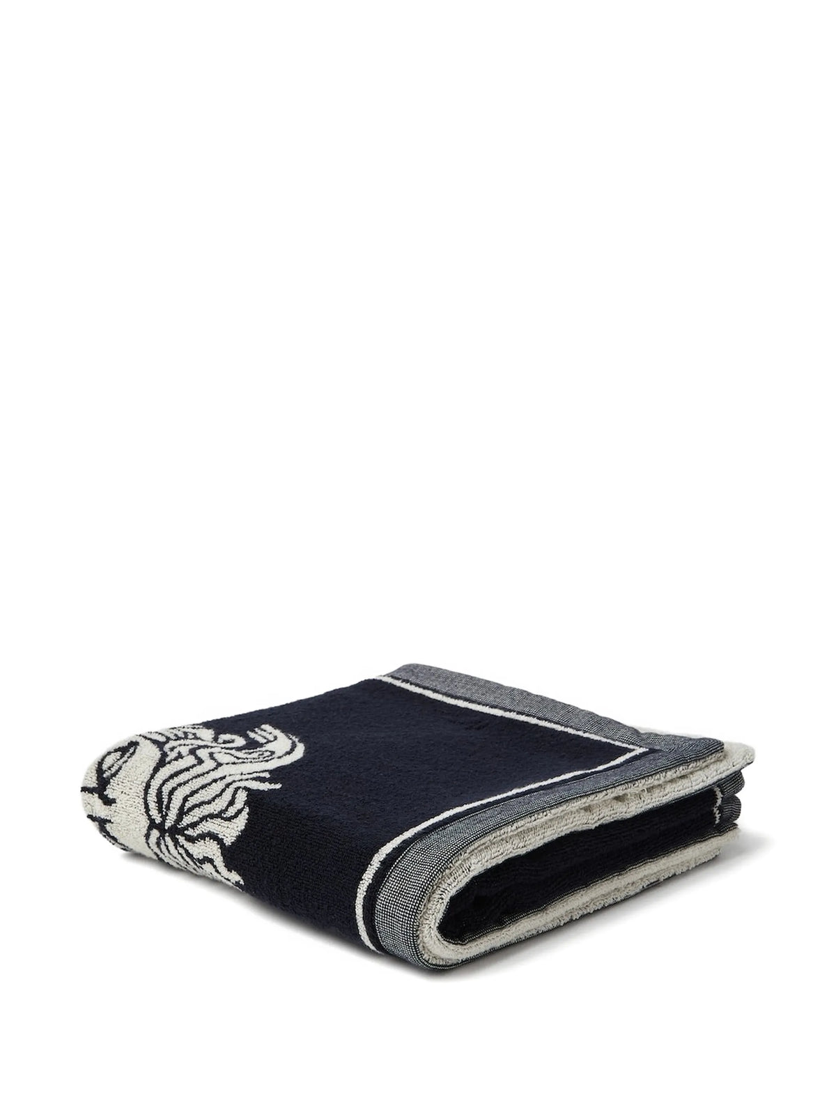 Cotton-Terry jacquard bath towel