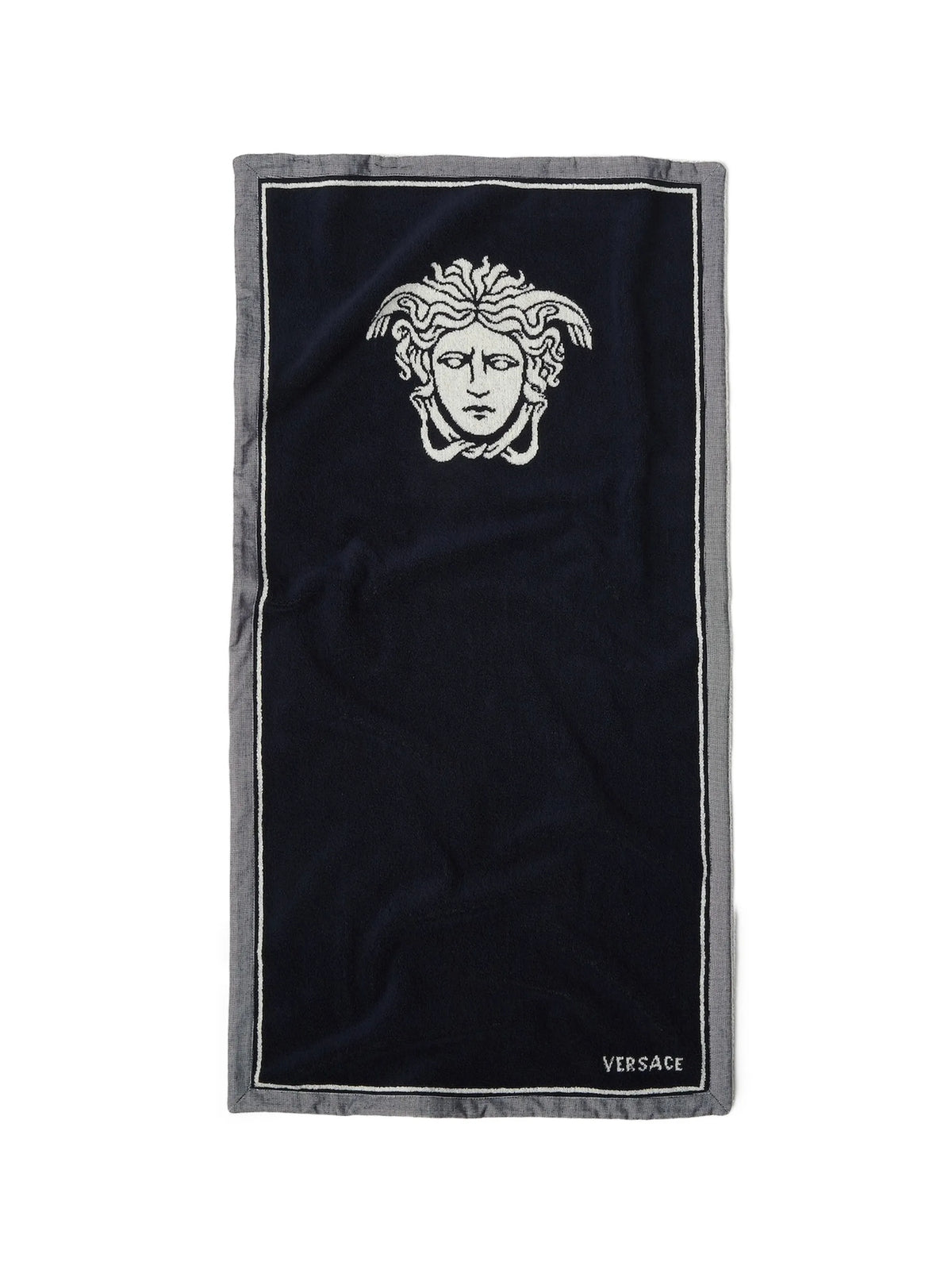 Cotton-Terry jacquard bath towel