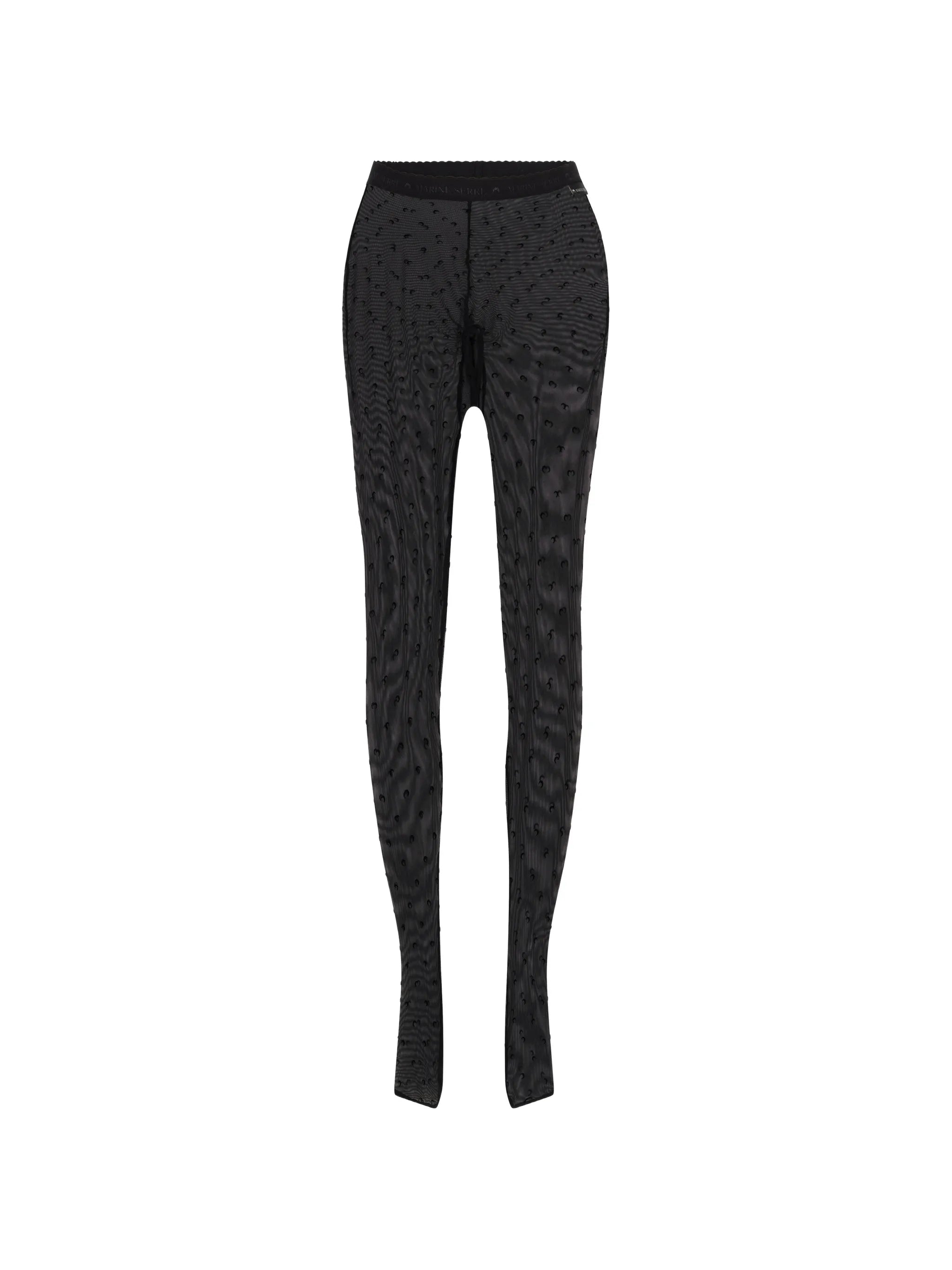 Second Skin plumetis mesh tights