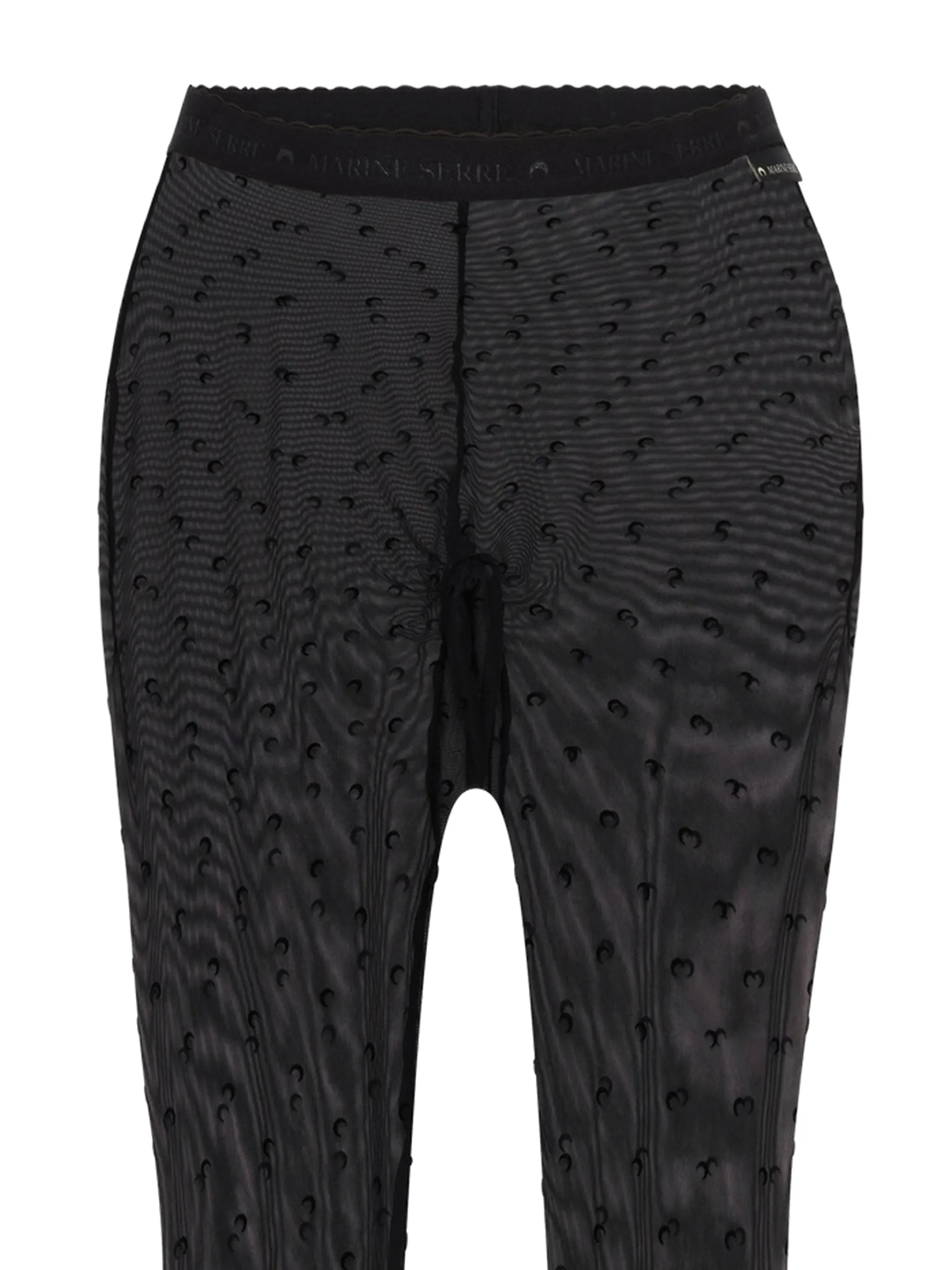 second skin high-waisted closed-feet plumetis tights