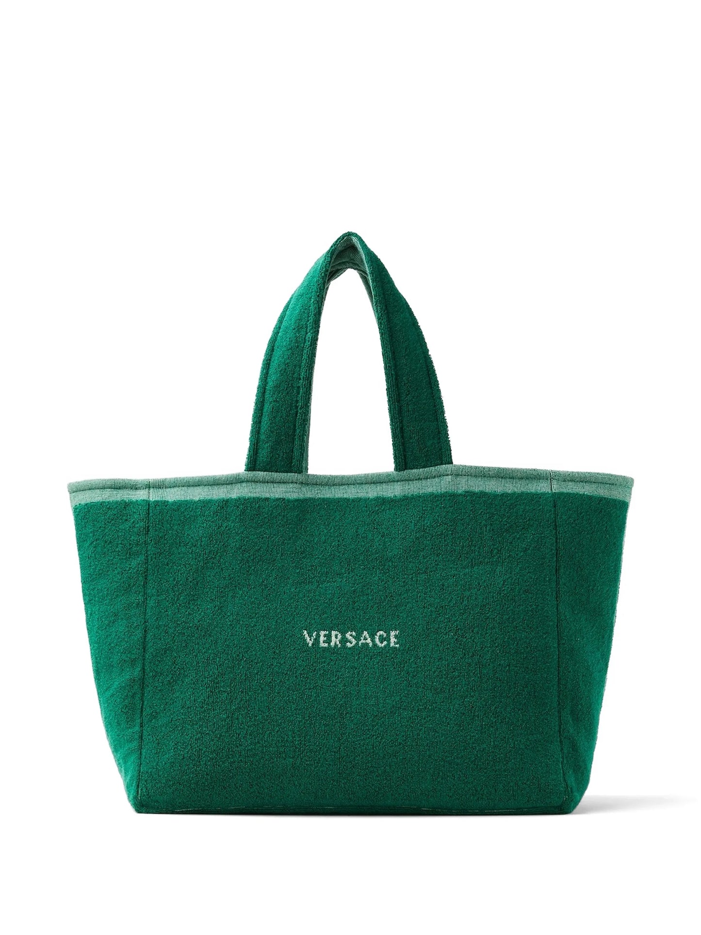 Medusa-motif terry tote bag