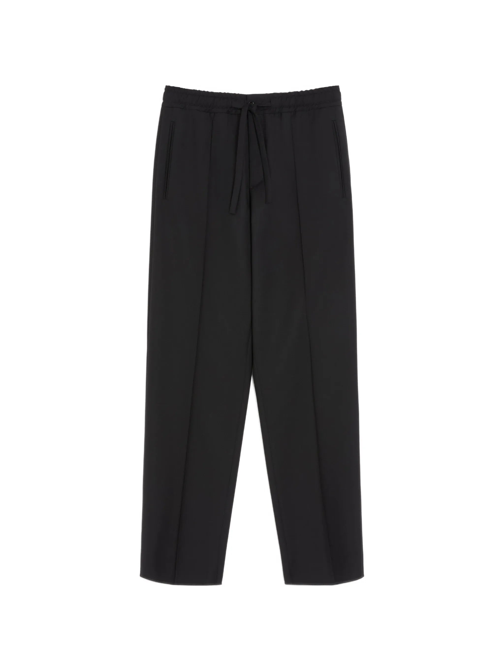 wool pants with VLogo embroidery