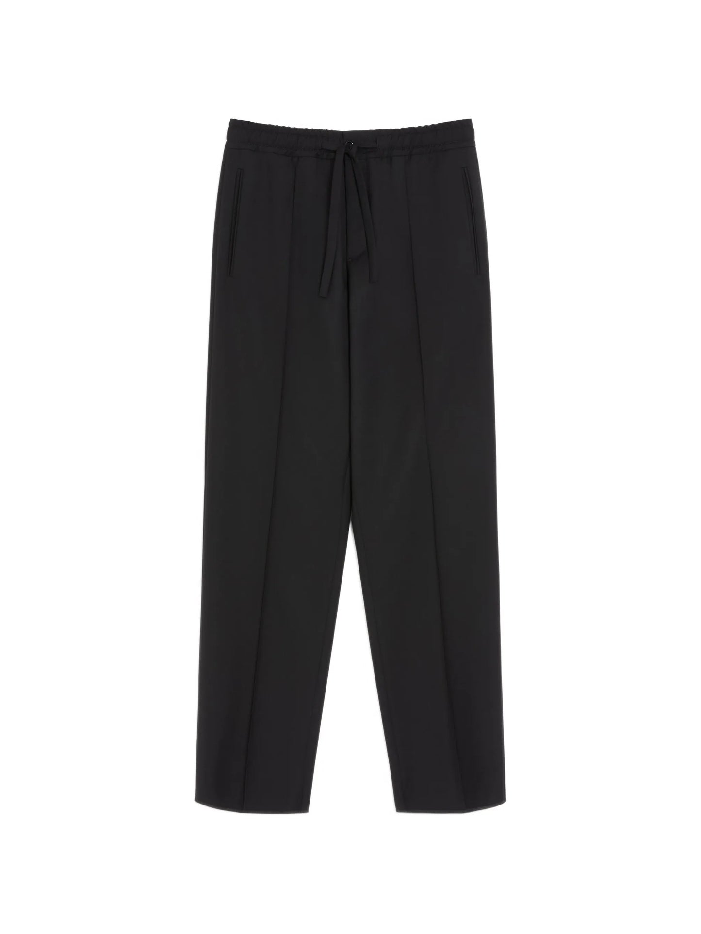 wool pants with VLogo embroidery