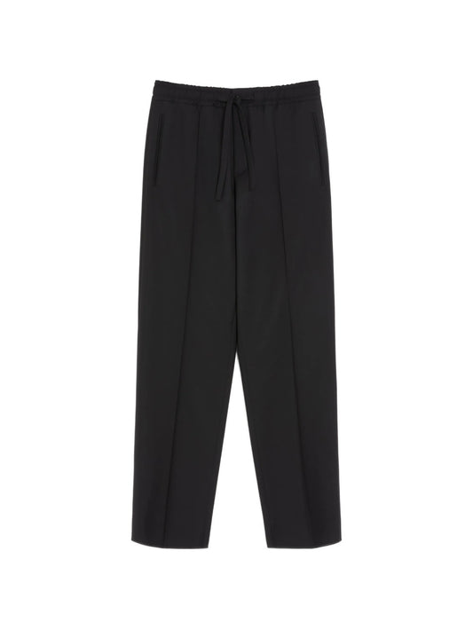 wool pants with VLogo embroidery