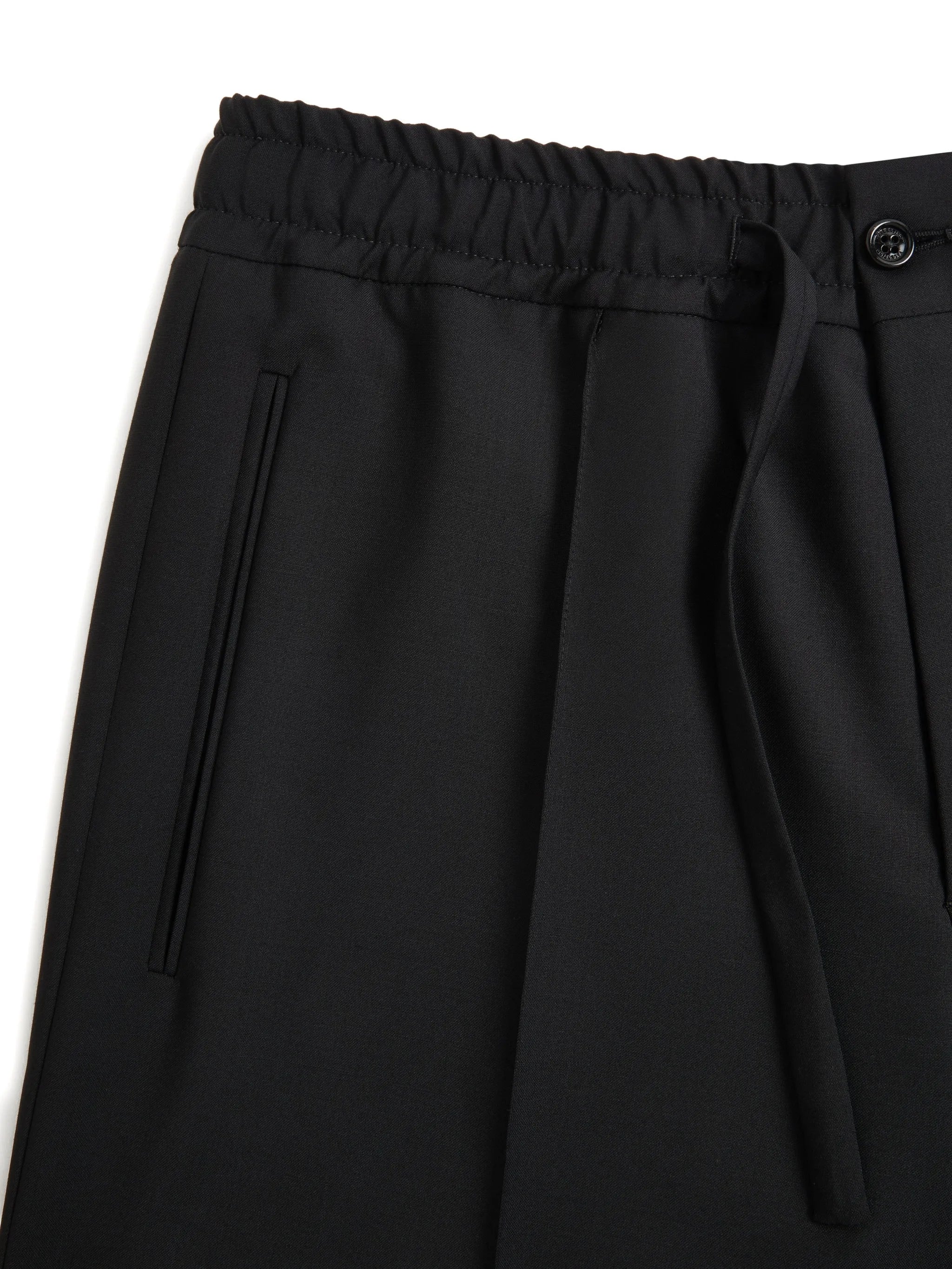 wool pants with VLogo embroidery