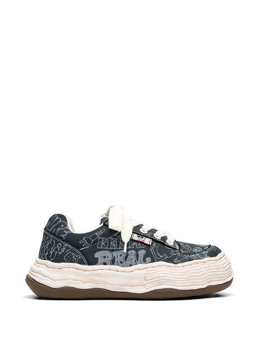 Oliver og print cotton sneakers