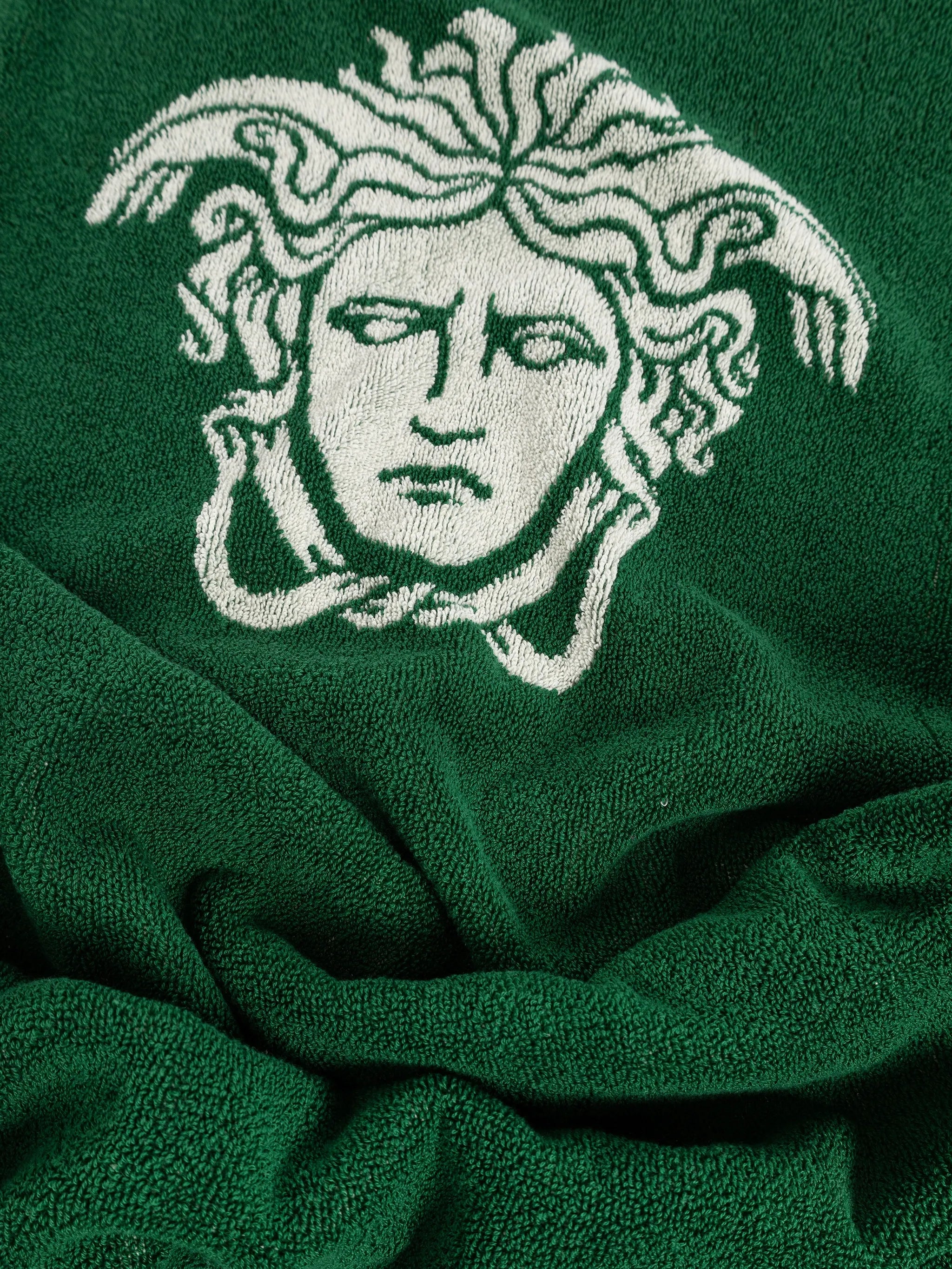 Cotton-Terry jacquard bath towel