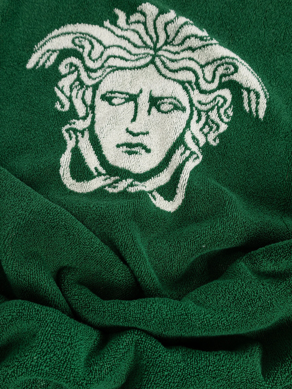Cotton-Terry jacquard bath towel