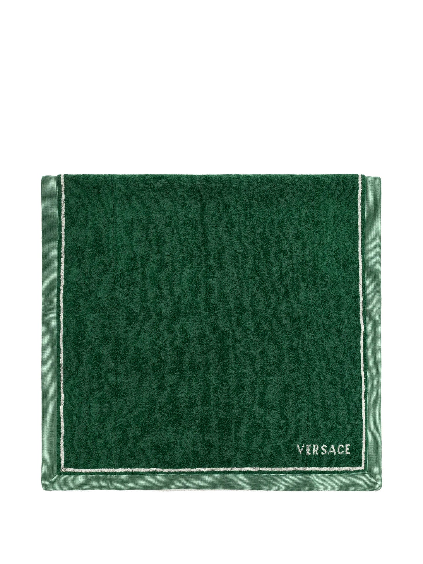 Medusa-motif bath towel
