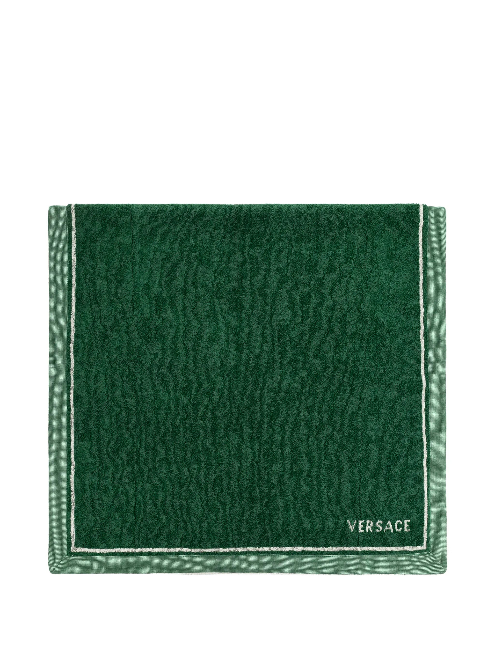 Cotton-Terry jacquard bath towel