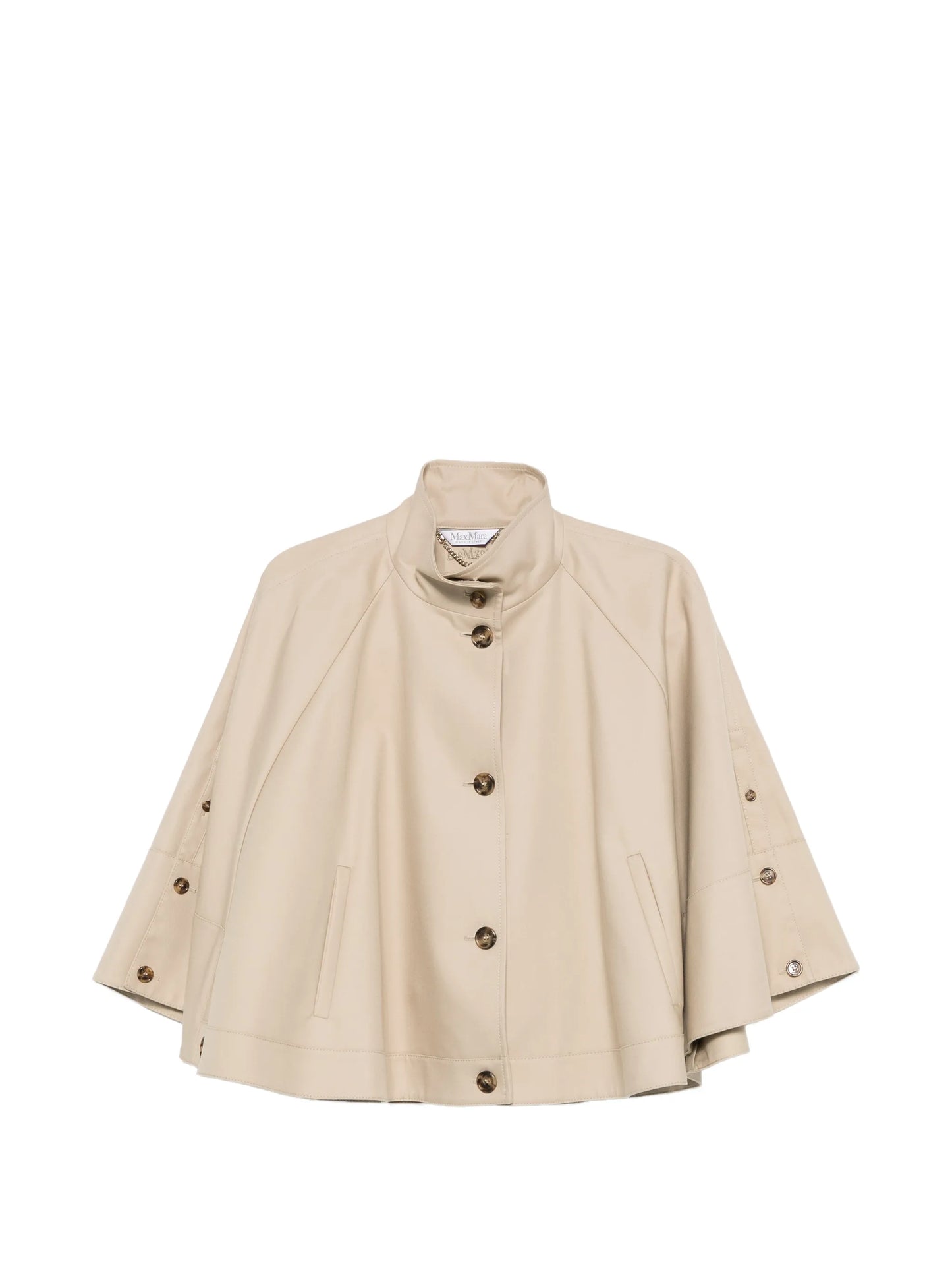 cotton-gabardine cape