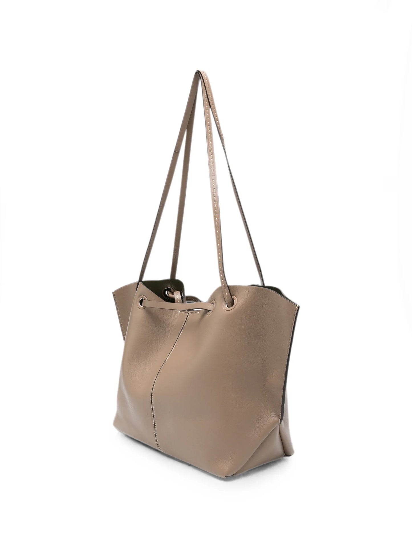 Mixed Doubles leather tote bag