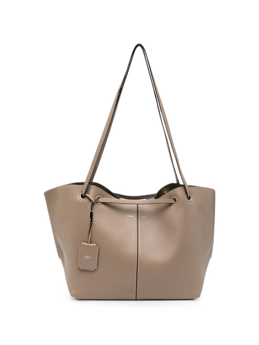 Mixed Doubles leather tote bag