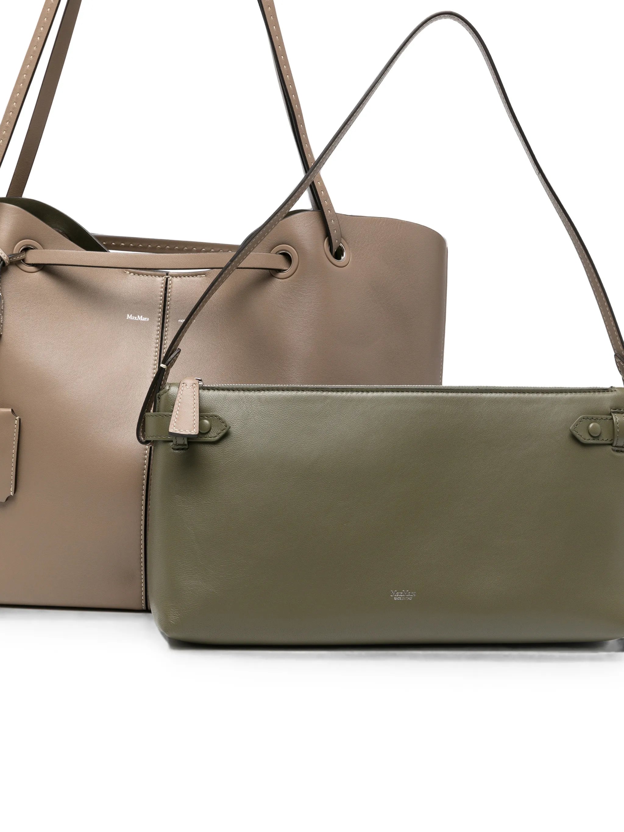 Mixed Doubles leather tote bag