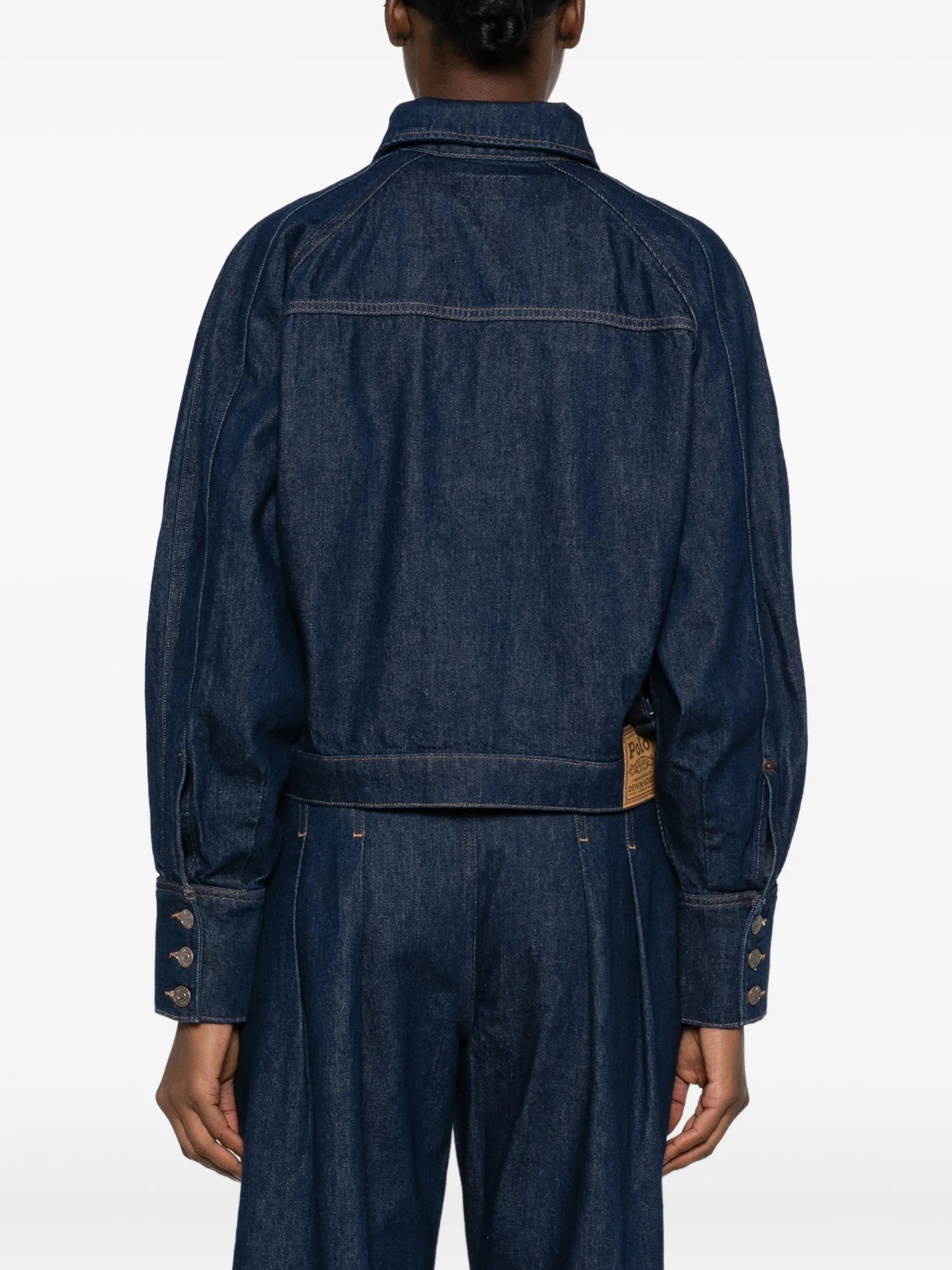 button-up denim jacket