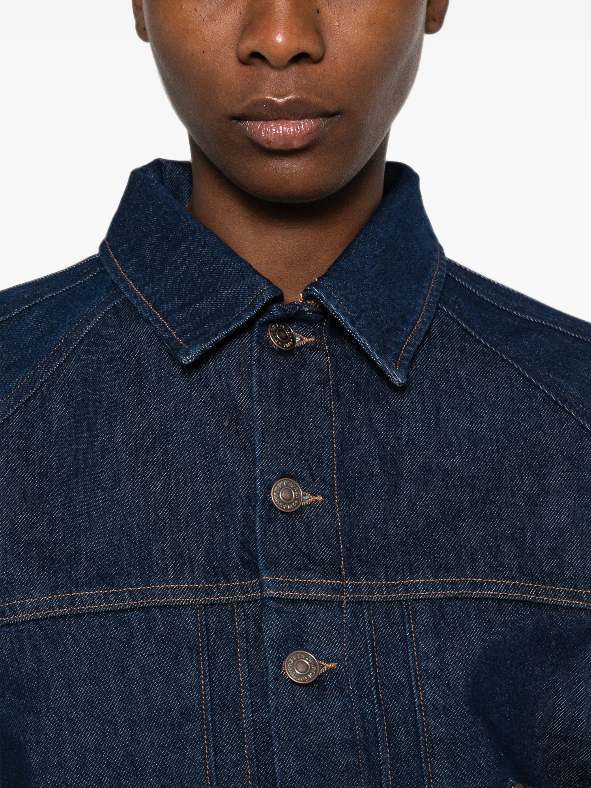 button-up denim jacket
