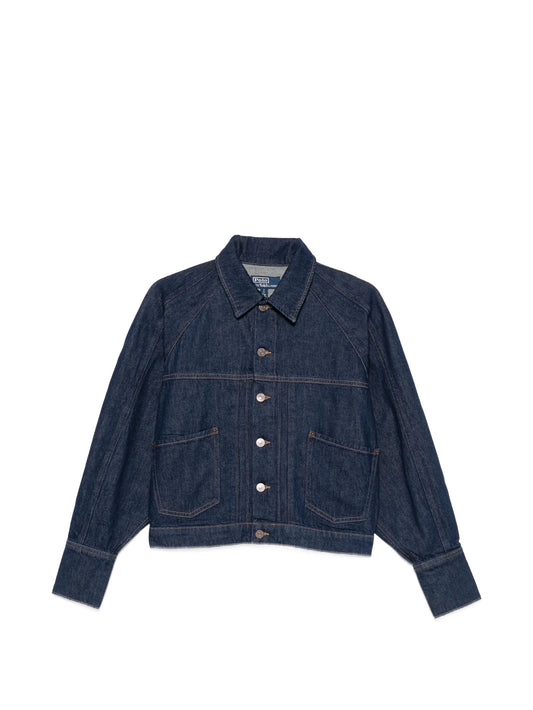 button-up denim jacket