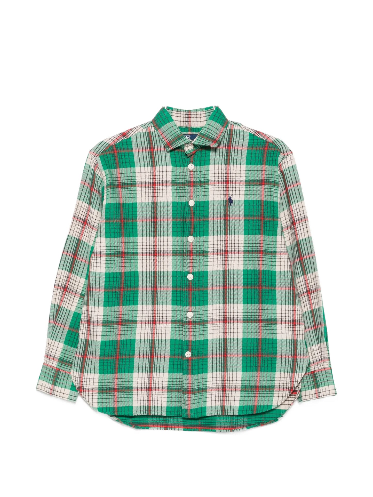 plaid-pattern shirt