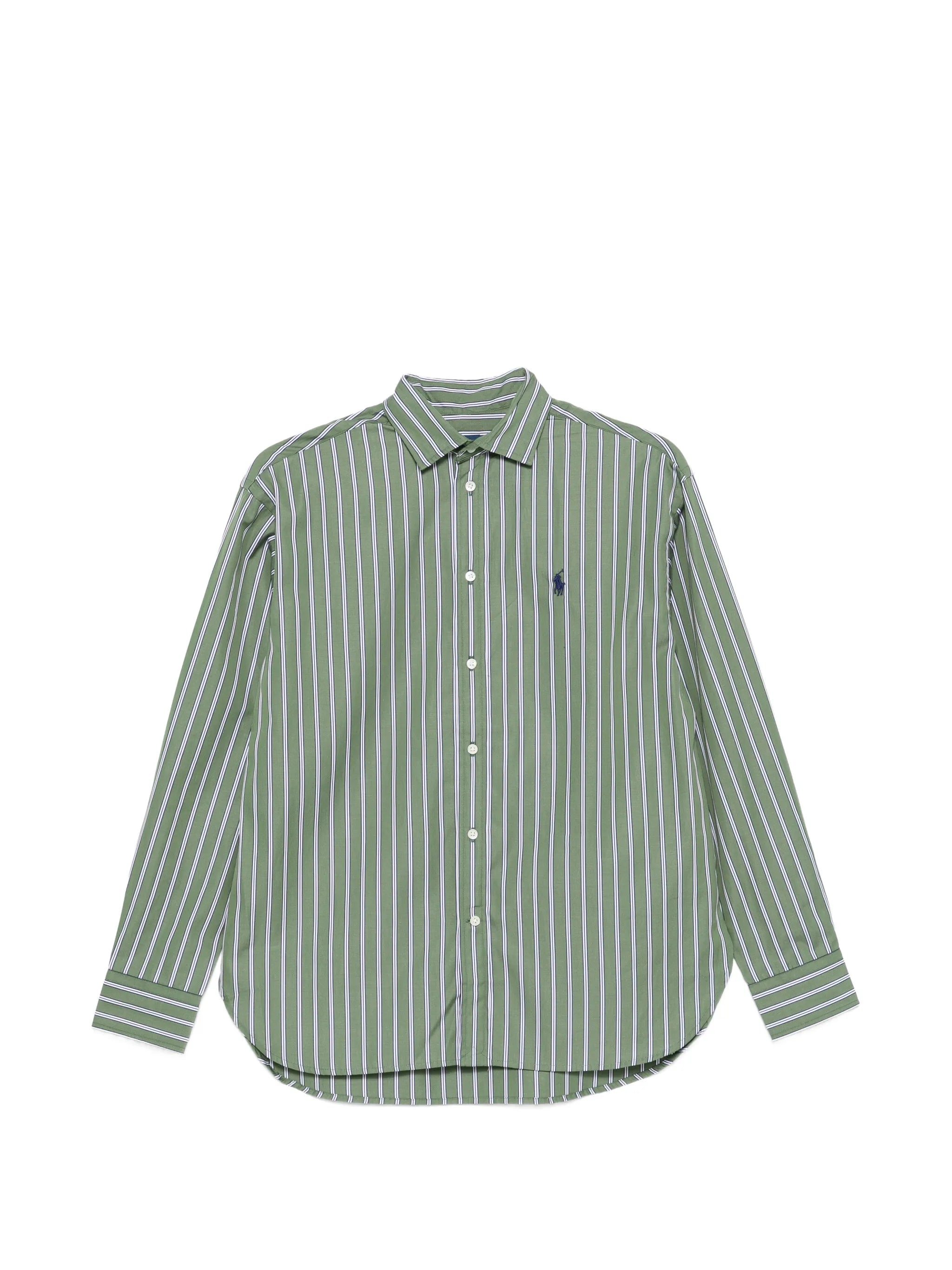 striped long-sleeve shirt
