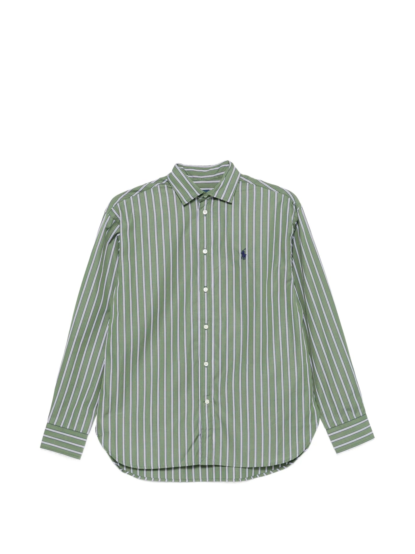 striped long-sleeve shirt