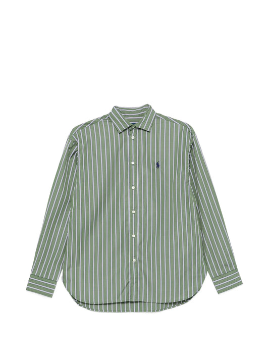 striped long-sleeve shirt