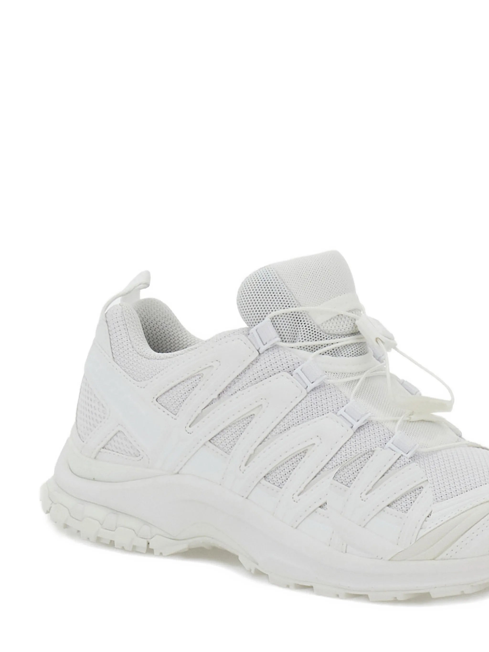 leather-panel sneakers