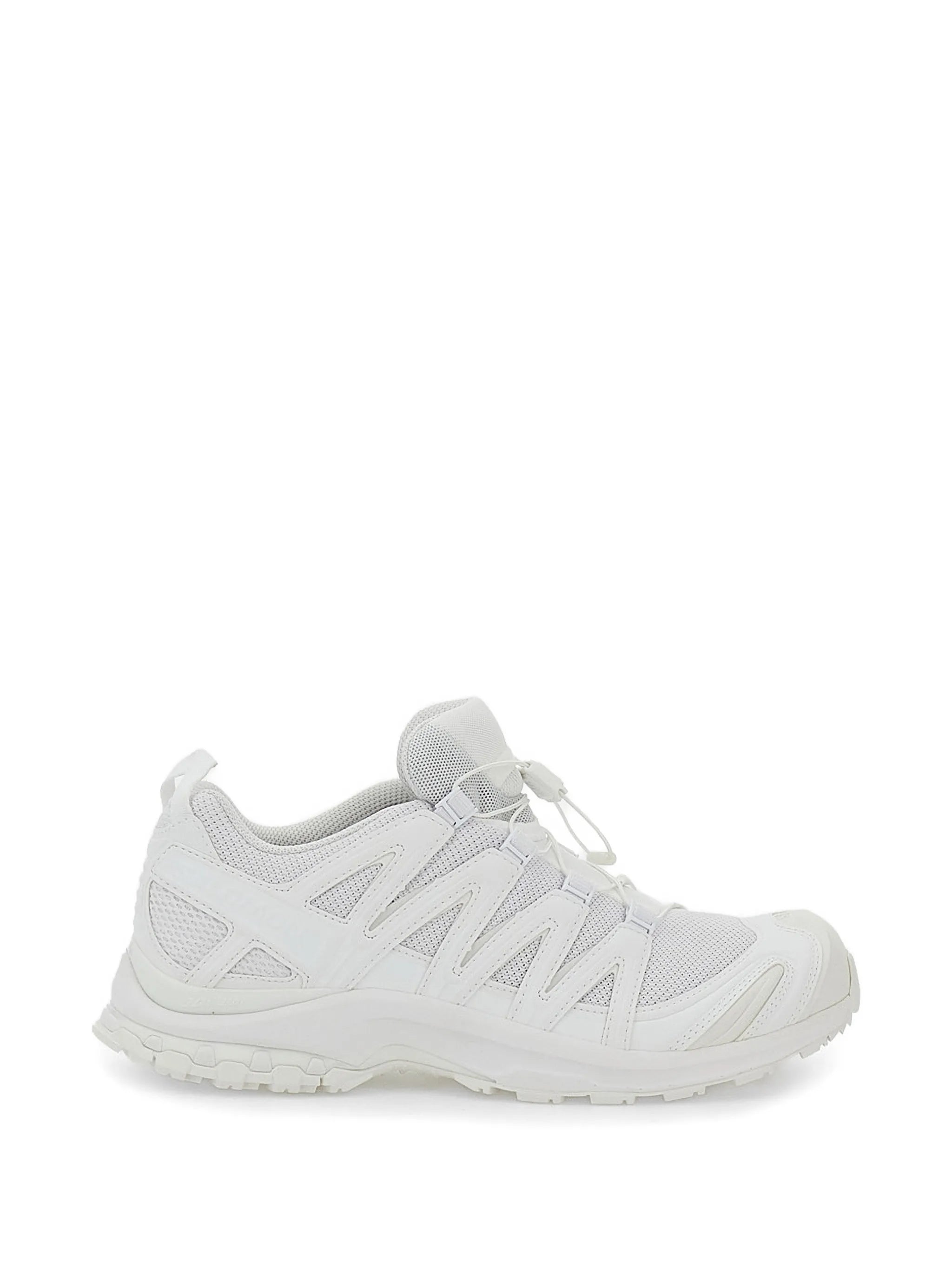 leather-panel sneakers