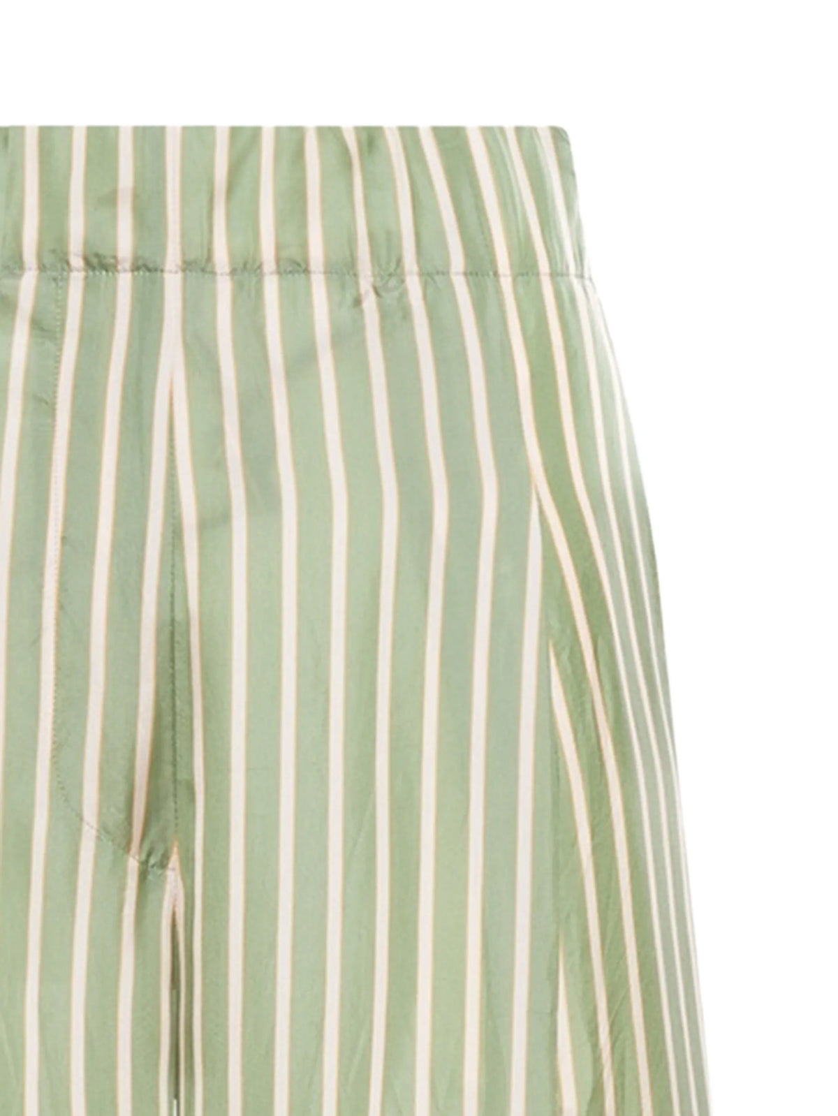 wide pleated trousers
